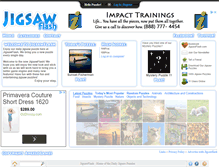Tablet Screenshot of jigsawflash.com